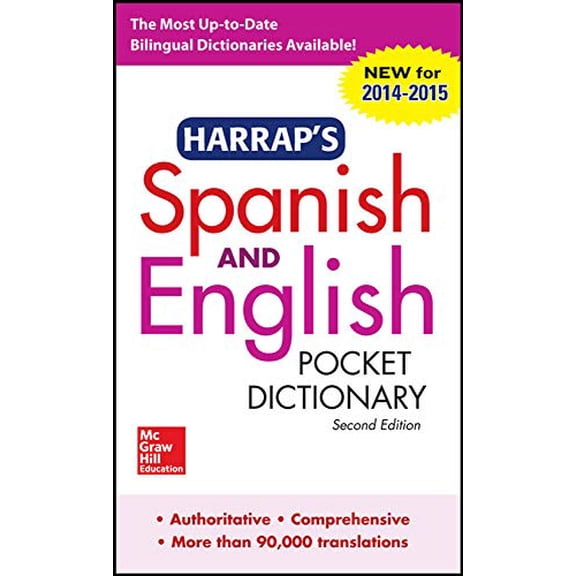 Pre-Owned Harrap's Spanish and English Pocket Dictionary (Paperback) 0071814469 9780071814461