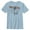 Light Blue, variant on Boy's Dumbo Flying Outline With Logo  Graphic Tee Athletic Heather Small