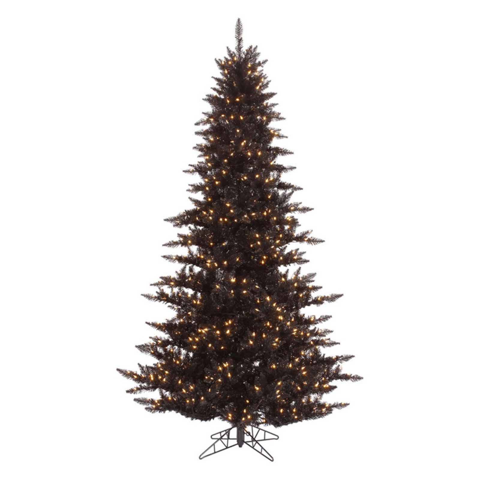 Vickerman Black Fir Prelit Christmas Tree