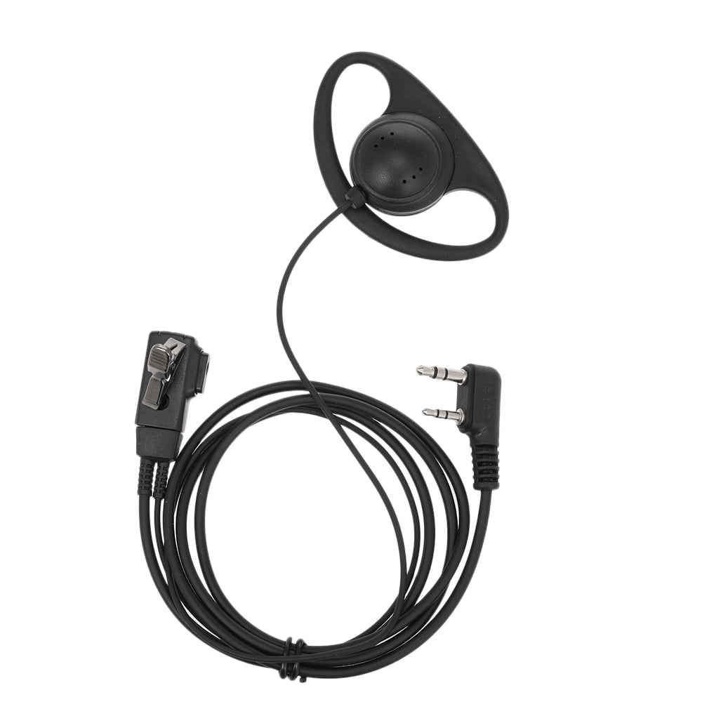 2 Pin Earphone Earpiece Headset with Microphone for Kenwood Bao Feng Two-way Radio 