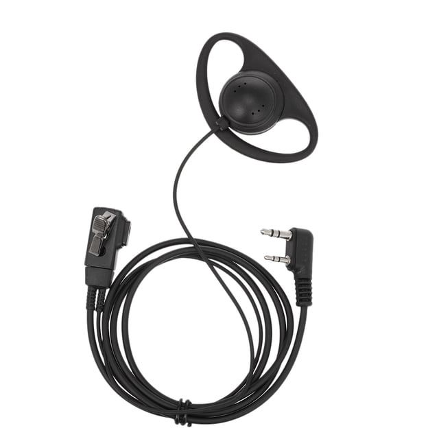 Mistaha Universal 2Pin Finger PTT Earpiece with Microphone Headset for Kenwood BAOFENG Retevis Two Way