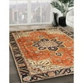 thumbnail image 2 of Ahgly Company Indoor Rectangle Traditional Mahogany Brown Persian Area Rugs, 7' x 10', 2 of 6