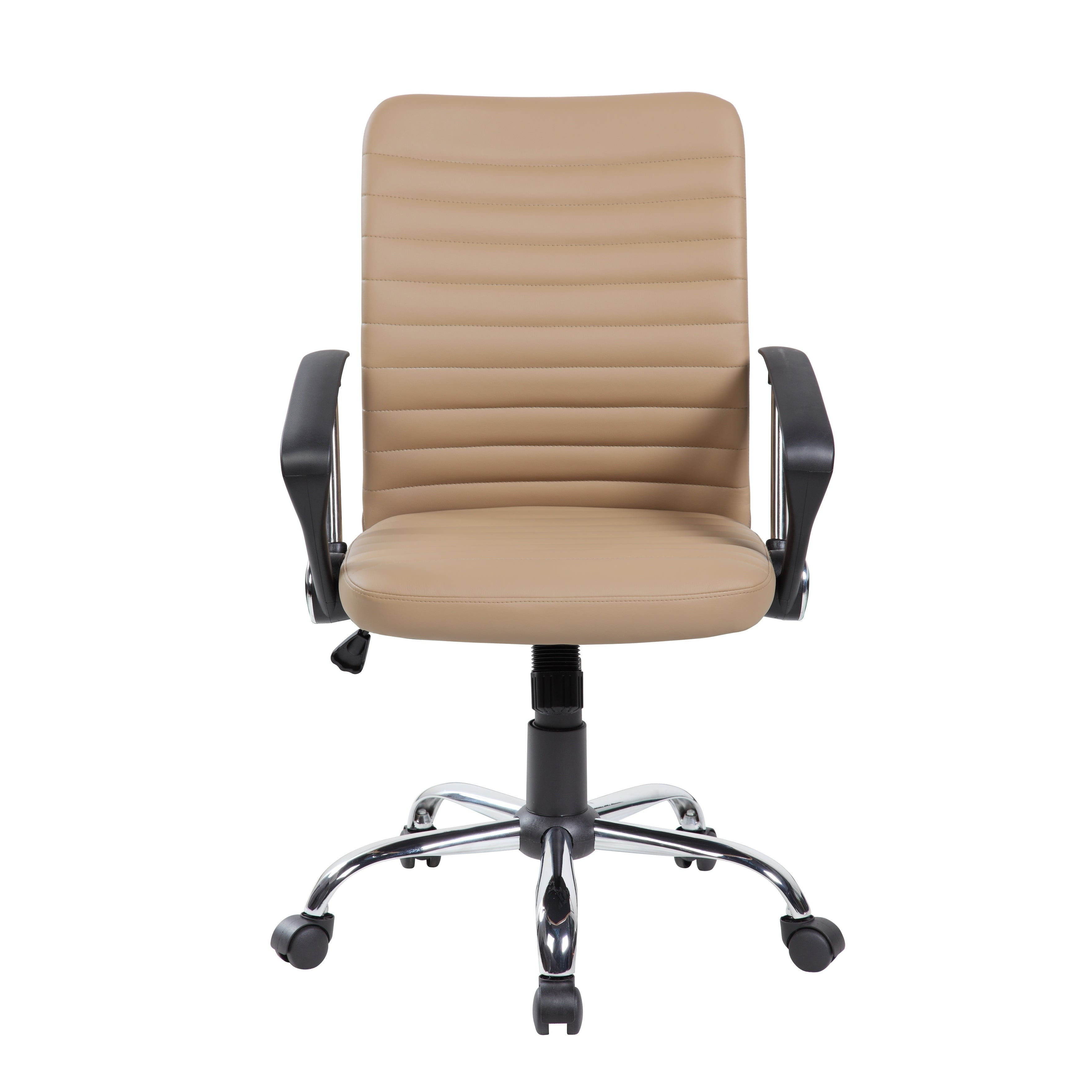 United Seating Economic modern PU leather home office desk chair Beige