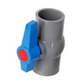 thumbnail image 2 of Válvula de bola de PVC con manija en T, ideal para el control de agua en aplicaciones comerciales. 50 mm gris, 2 of 9