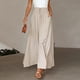 thumbnail image 1 of WILLBEST Pantalones Casuales para Mujer, con Pliegues, Cintura Alta, Rectos, Pierna Ancha, Corte Holgado para el Día a Día. Grande, 1 of 5
