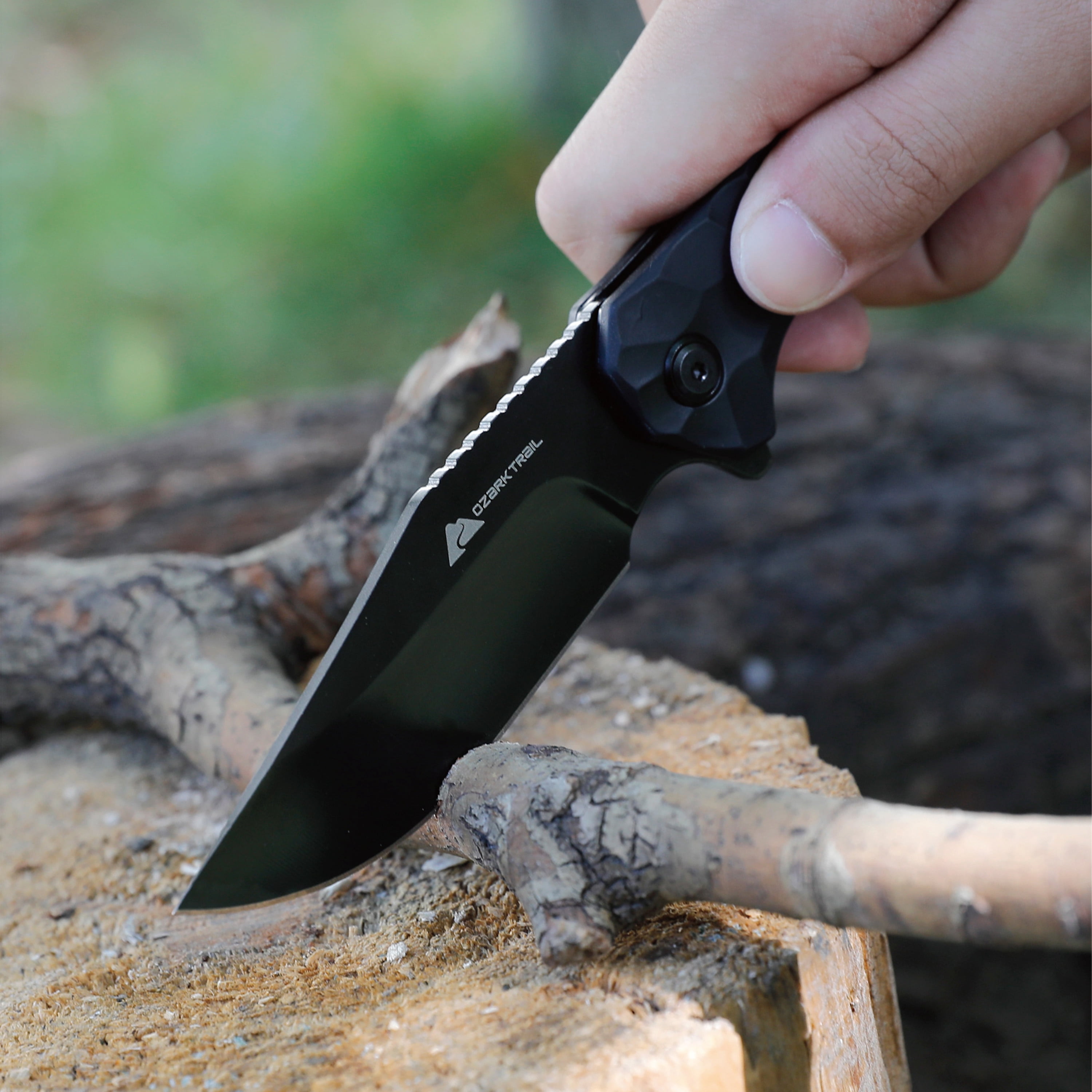 Ozark Trail Trailman 8.5 inch Folding Knife Black