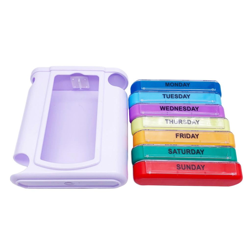 Reminder Case Package For Storage Pill Weekly Travel Box 4 Times Per
