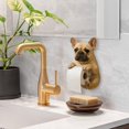 thumbnail image 4 of Porte-papier Hygiénique pour Chien, Porte-Rouleau de Toilette en Résine 3D pour Chiot, Organisateur Réaliste de Serviettes pour Rouleaux Standard, Mignon Distributeur de Mouchoirs Mural avec Support de Rangement, pour Déco de Cuisine et Salle de Bain, 4 of 8