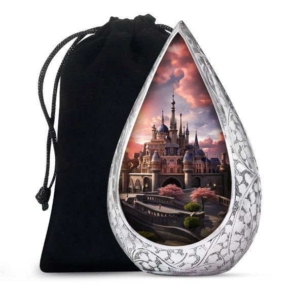 JAGSHASHI Sunset Majesty - Urn For Ashes - Large Burial Urn - Human Urns For Ashes - Urn For Adult Ashes - Adult Large Urn For Male & Female - Cremation Urns - 10 Inch - Large