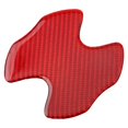 thumbnail image 1 of Protector de Manija de Puerta Universal Zulema 4 Piezas Fibra de Carbono Rojo, 1 of 8