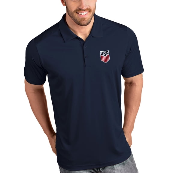 Men's Antigua Navy USMNT Tribute Polo