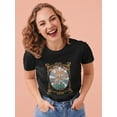 thumbnail image 2 of The World Is Yours Shaped T-Shirt Women -Image by Shutterstock, Female x-Large, 2 of 4