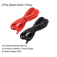 thumbnail image 3 of 12 Gauge Silicone Wire 12AWG Stranded Wire Tinned Copper Wire High Temp Wire Black/Red 1.5m/4.92ft 2pcs, 3 of 7
