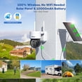 thumbnail image 6 of Xega XG-03-US4G Outdoor 2K HD 2-Channel 4 MP Surveillance Camera with 2x 6W Solar Panel, Other, 2-Pack, 6 of 9