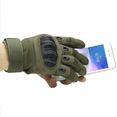 thumbnail image 3 of Guantes tácticos, guantes militares de pantalla táctil con nudillos duros para caza, tiro, senderismo, Airsoft, Camping, Paintball, entrenamiento militar MFZFUKR CPB-DE-HJJ-137-6, 3 of 5