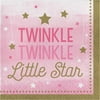 Twinkle Twinkle Little Star Pink Lunch Napkins (16)