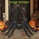 thumbnail image 5 of Decoraciones de Halloween QPMR, 2 unidades, 150 cm, arañas gigantes negras, 5 of 6