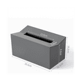 thumbnail image 2 of 4X Kitchen Tissue Box Cover Napkin Holder for Paper Towels Box for Napkins Tissue Dispenser Wall Mounted Container Gray, 2 of 5