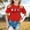 Red, variant on Gzbliryd Girls Graphic T Shirts Letter Print T Shirt Top Funny Graphic Print Tees Tops for Boys Cute Summer Tops (Red,8-9 Years)