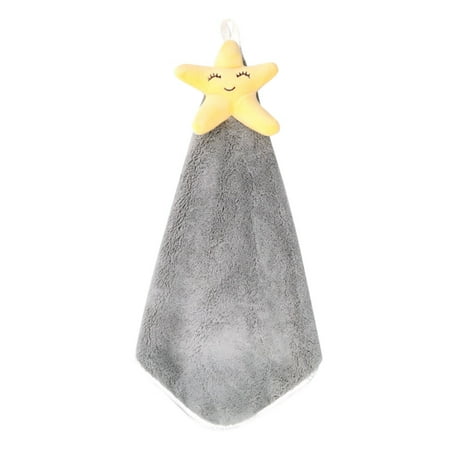 

Jpgif Thickened Hand Towel Soft Absorbent Kitchen Hand Rag Bathroom Absorbent Towel Coral Velvet Hand Towel