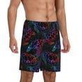 thumbnail image 3 of Rocae Sea Turtle for Men's Soft Sleep Pajama Shorts, Waistband and Pockets, 3 of 9