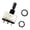 Black Black hat, variant on SDFGTstore Easy Installation Compact Guitar Switches for Electric Guitar 3 Way Tone Selector