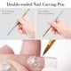 thumbnail image 5 of Juego de bolígrafos de pintura de uñas de doble punta con pincel acrílico para uñas de 5 piezas TFixol Bolígrafos para pintar uñas, 5 of 7