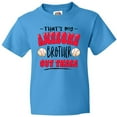 thumbnail image 3 of Inktastic That's My Awesome Brother out There with Baseballs Youth T-Shirt, 3 of 5