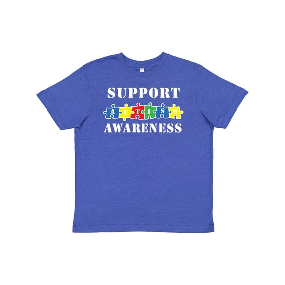 Inktastic Support Autism Awareness Youth T-Shirt