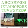 thumbnail image 2 of OIUR Letters Wall Sticker Home Decoration Luminous Letter Sticker Peel And Stick Wall Art Alphabet Sticker for Living Room Bedroom, 2 of 7