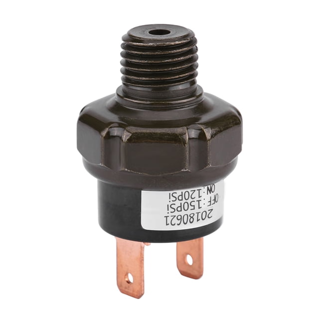 Interruptor de presión, interruptor de compresor de aire automático universal para automóvil de 12 V, interruptor de presión automático de uso conveniente