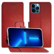 Funda Cartera Molan Cano Issue Diary Para iphone 12 Pro Max Rojo Molan Cano Funda tipo de Cartera