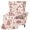 Vintage Christmas Toile Scene, variant on Glofpot Stretch Wingback Chair Slipcover Removable Anti‑Dirt Furniture Protector Red Vintage Winter Village Sleigh Reindeer Cabin Christmas Toile For Wingback Chair