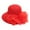 Red, variant on Seductiva Sales Womens Beach Sun Hat Women Cap Wide Brim Summer Sun Hat for Party Wedding Travel Foldable Brim Summer UV Hat 1PC