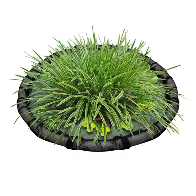 Floating Plant Corral Floating Island Plant Protector Pond Netting Round Fish Tank Fence for Duckweed Water Outdoor 80cm