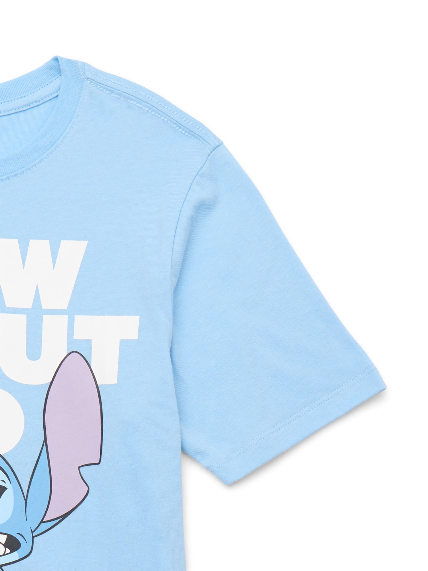 Lilo & Stitch Boys Stitch How About No Graphic T-Shirt, Sizes 4-18