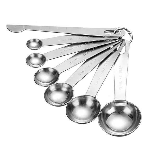 Stainless Steel Measuring Cups and Spoons Set, Kitchen Measuring Tools for Cooking Baking