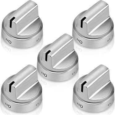 Gas Stove Knobs WB03X24818 Replacement for GE, PS11729081 AP5989029 Stove Replacement Knobs