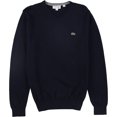 thumbnail image 1 of Lacoste Mens V-Neck Pullover Sweater, Blue, S (US)/3 (Lacoste), 1 of 1