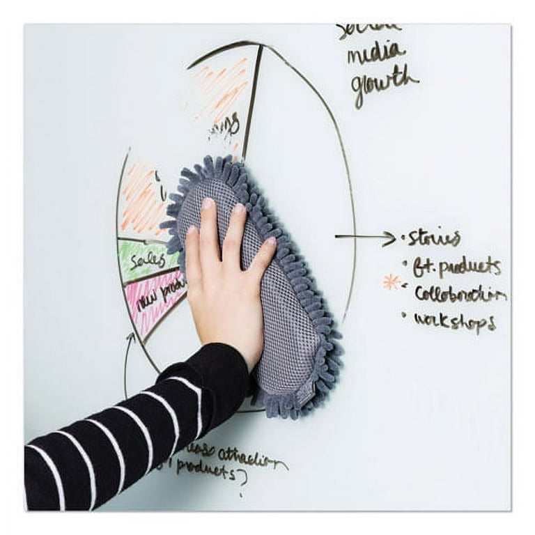 Large Microfiber Shag Dry Erase Board Eraser, 3.75 Large Microfiber Shag Dry Erase Board Eraser, 3.75