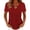 Red, variant on Edvintorg Womens Trendy Clothes Plus Size Lightweight Keyhole Neck Short Sleeve Cut Out Casual Shirts Women's Tops, Tees & Blouses Green M