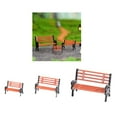 thumbnail image 2 of YIEMEEN Mini Parks Recliner Seats Chair Park Benches Model Micro Landscape Garden, 2 of 15