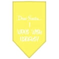 thumbnail image 1 of Went With Naughty Screen Print Bandana Yellow Small, 1 of 1