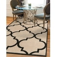 thumbnail image 6 of Unique Loom Trellis Collection Area Rug - Austin (9' x 12' 2" Rectangle Beige and Black/Beige), 6 of 7