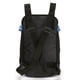 thumbnail image 4 of Mochila transportadora para mascotas, patas ajustables hacia afuera, fácil ajuste, manos libres, suave, transpirable, bolsa frontal para mascotas para perros, gatos, azul S, 4 of 10