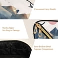thumbnail image 5 of FORMRS Makeup Bag Travel Cosmetic Organizer for Women Fold Flat Zipper Pouch with Handle, Art Mountains, 5 of 8