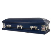 Titan Casket, Veteran Select Series Funeral Casket (Navy)