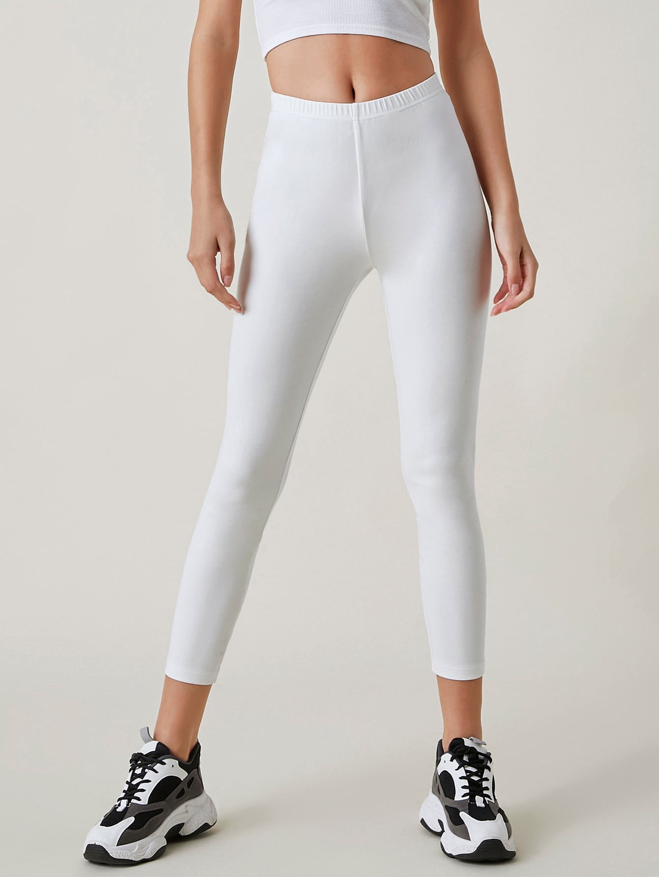 Solid Capri Leggings S221502X 