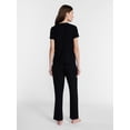 thumbnail image 2 of Lissome Women's Rib Knit Top and Pants Pajama Set, 2-Piece, Sizes S-3X, 2 of 4