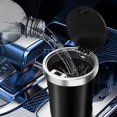 thumbnail image 6 of Car Trash Can, Auto Garbage Bin with Press Open Lid, Multifunctional Vehicle Storage Container, Leakproof Car Organizer for SUV Sedan Truck, Portable Waste Bin for Home Office Travel, 6 of 8